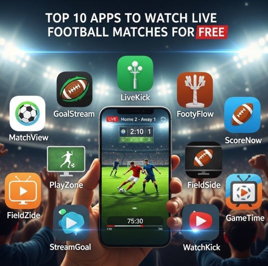 Top 10 Apps to Watch Live Football Matches for Free in 2026